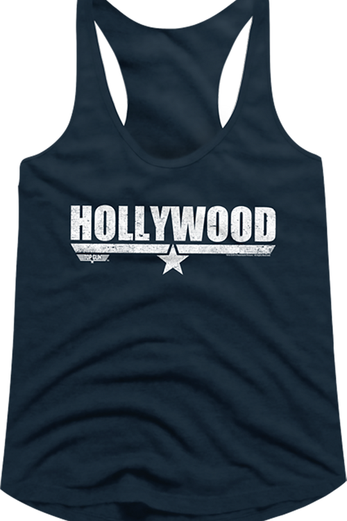 Ladies Hollywood Top Gun Racerback Tank Top