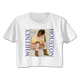 Ladies How Will I Know Single Cover Whitney Houston Crop Top thumbnail