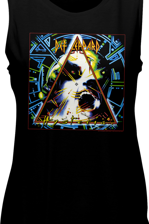 Ladies Hysteria Def Leppard Muscle Tank Top