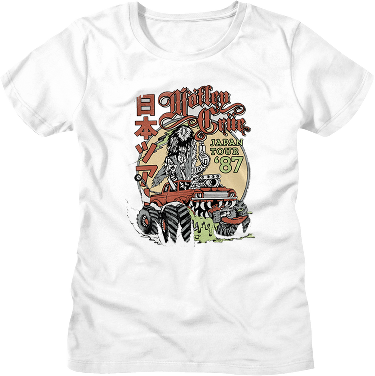 Womens Japan Tour '87 Motley Crue Shirt