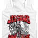 Ladies Jigsaw's Game Night Saw Racerback Tank Top thumbnail