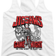 Ladies Jigsaw's Game Night Saw Racerback Tank Top thumbnail
