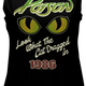 Ladies Look What The Cat Dragged In Poison Muscle Tank Top thumbnail