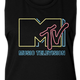 Ladies Neon Logo MTV Muscle Tank Top thumbnail