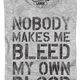 Womens Nobody Makes Me Bleed My Own Blood Dodgeball Shirt thumbnail