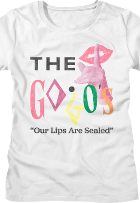 Womens Our Lips Are Sealed Go-Go's Shirt