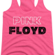 Ladies Outline Logo Pink Floyd Racerback Tank Top thumbnail