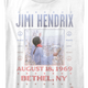 Womens Peace Love Music Jimi Hendrix Shirt thumbnail