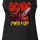 Ladies PWR UP Band Photo ACDC Sleeveless Shirt