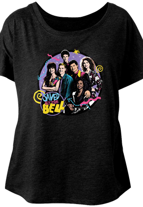 Ladies Saved By The Bell Dolman Shirt