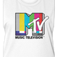 Ladies Test Pattern Logo MTV Muscle Tank Top thumbnail