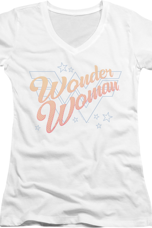 Ladies Wonder Woman DC Comics V-Neck Shirt