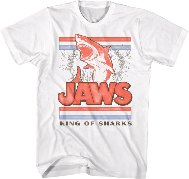 Leaping King Of Sharks Jaws T-Shirt