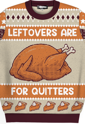 Leftovers Are For Quitters Knitted Sweater