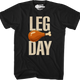 Leg Day Thanksgiving T-Shirt thumbnail