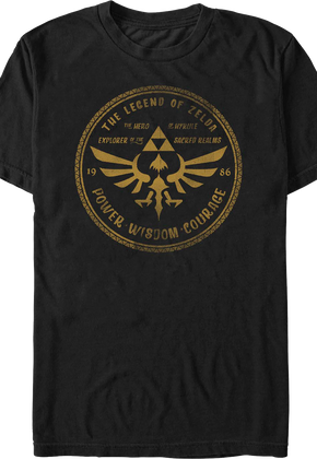 Legend Of Zelda Crest Nintendo T-Shirt