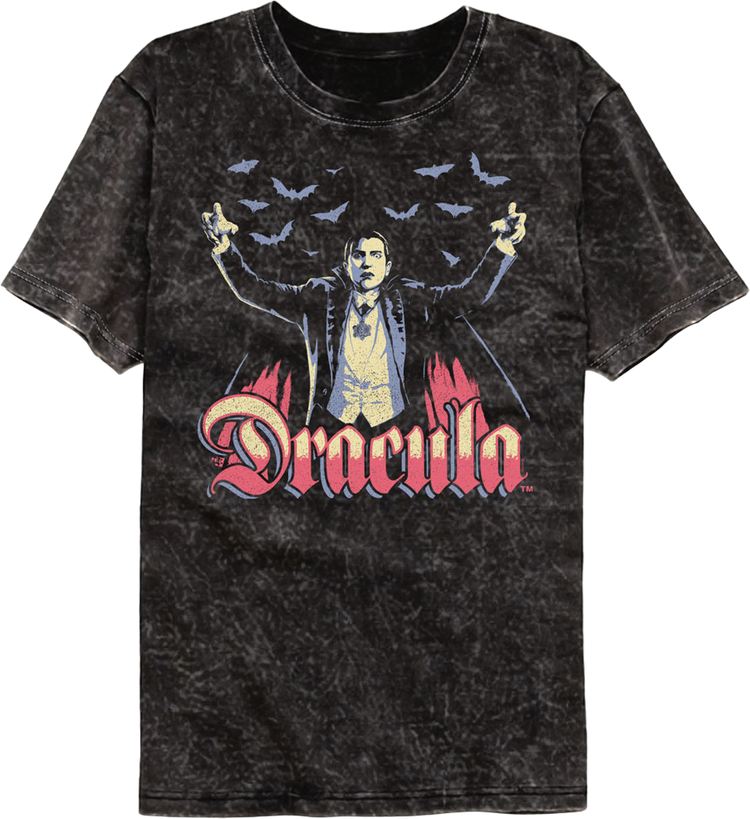 Legendary Vampire Dracula Mineral Wash T-Shirt