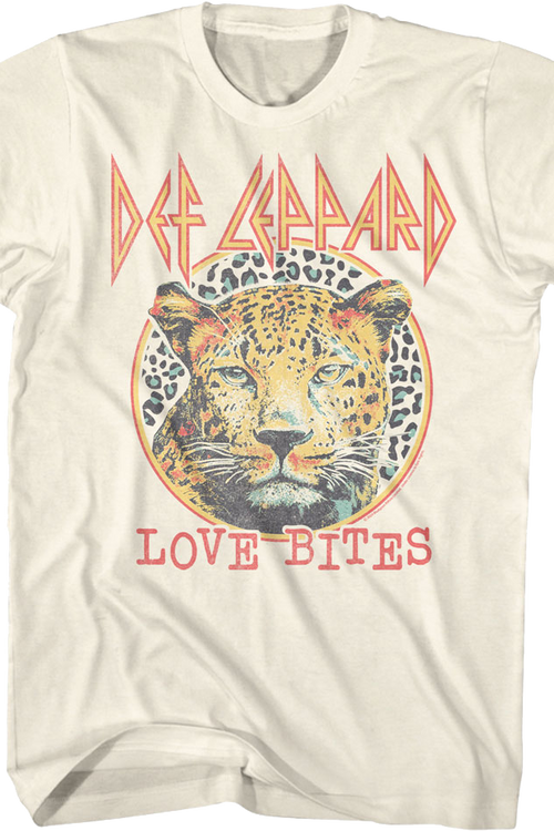Leopard Print Love Bites Def Leppard T-Shirt