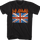 Leopard Print Union Jack Def Leppard T-Shirt