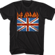 Leopard Print Union Jack Def Leppard T-Shirt thumbnail