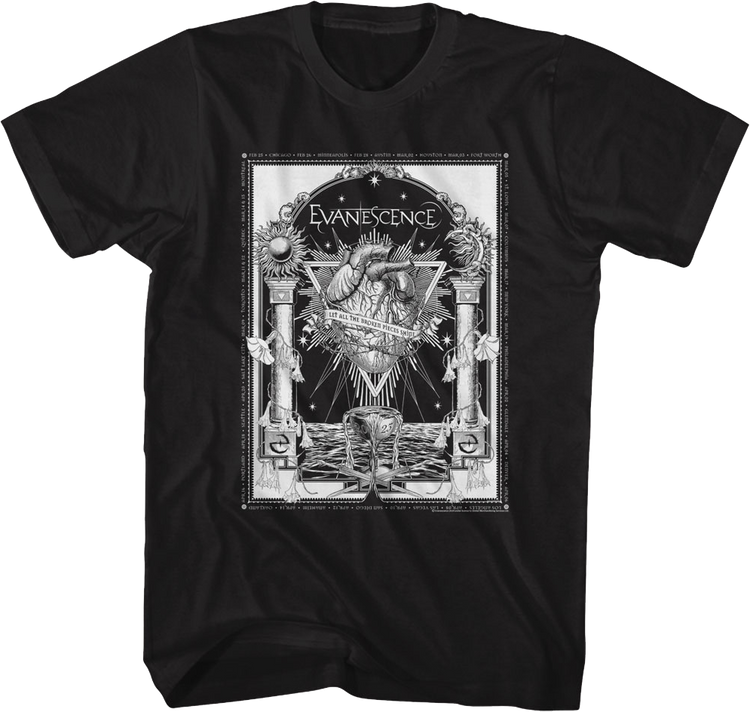 Let All The Broken Pieces Shine Evanescence T-Shirt