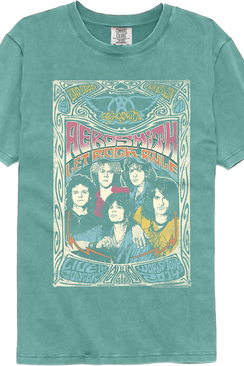 Let Rock Rule Aerosmith Comfort Colors Brand T-Shirt