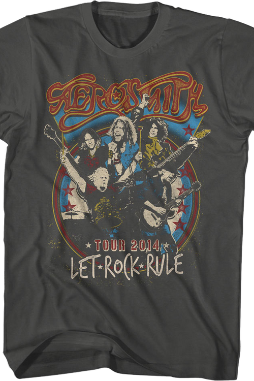 Let Rock Rule Collage Aerosmith T-Shirt