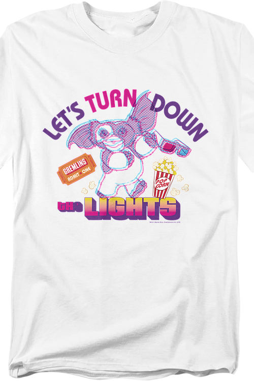 Let's Turn Down The Lights Gremlins T-Shirt