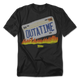 License Plate & Flames Back To The Future T-Shirt thumbnail