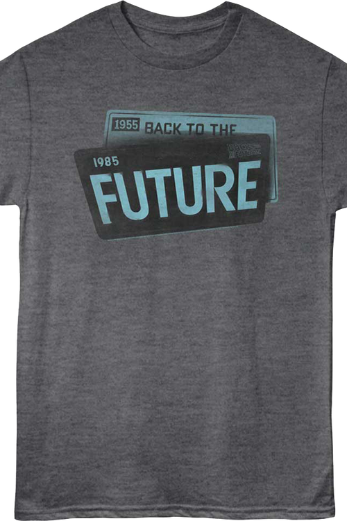 License Plate Years Back To The Future T-Shirt