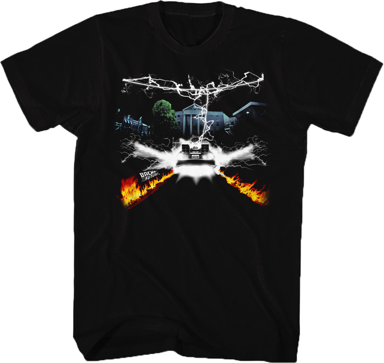 Lightning Bolt Back To The Future T-Shirt