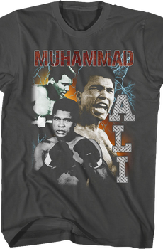 Lightning Collage Muhammad Ali T-Shirt