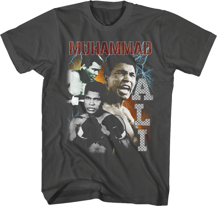 Lightning Collage Muhammad Ali T-Shirt