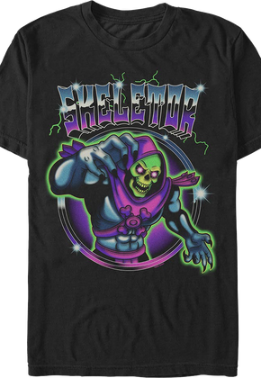 Lightning Skeletor Masters Of The Universe T-Shirt