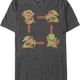 Link 8-Bit Action Poses Legend of Zelda T-Shirt thumbnail