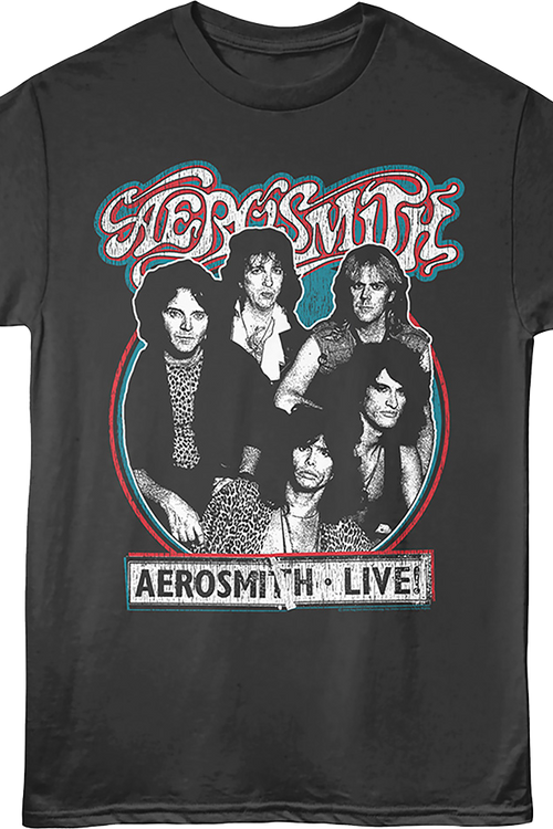 Live Concert Poster Aerosmith T-Shirt