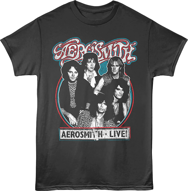 Live Concert Poster Aerosmith T-Shirt