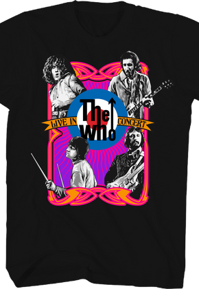 Live In Concert The Who T-Shirt