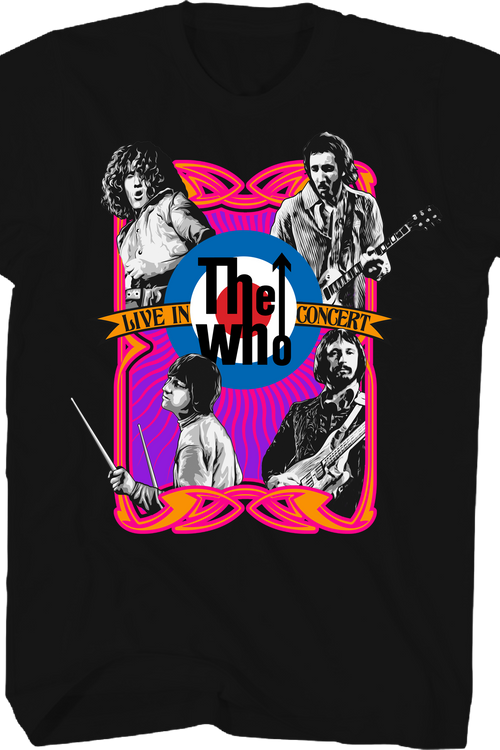 Live In Concert The Who T-Shirt