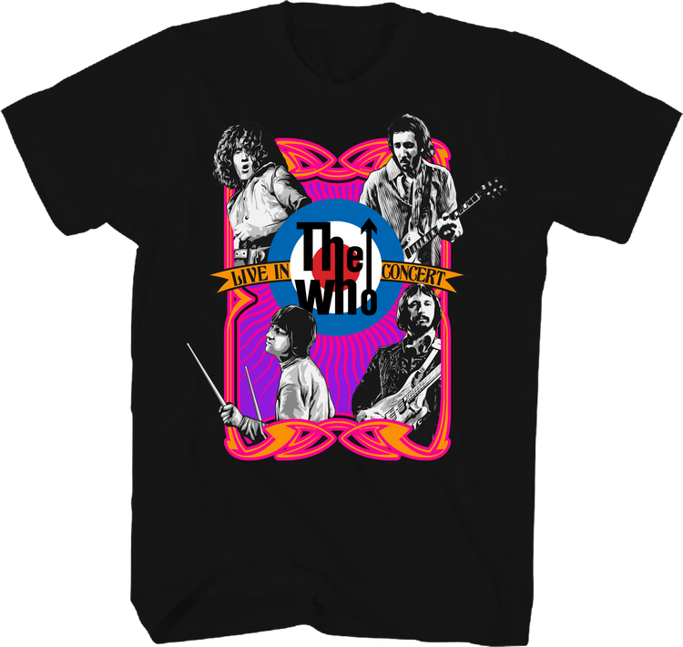 Live In Concert The Who T-Shirt