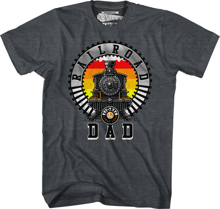 Railroad Dad Lionel Trains T-Shirt