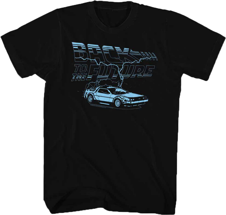 Logo and Lightning Back To The Future T-Shirt