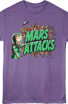 Logo Explosion Mars Attacks T-Shirt