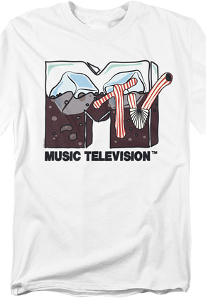 Logo On The Rocks MTV T-Shirt
