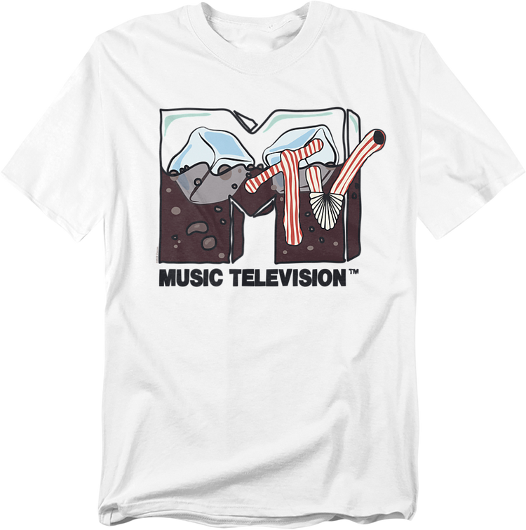 Logo On The Rocks MTV T-Shirt