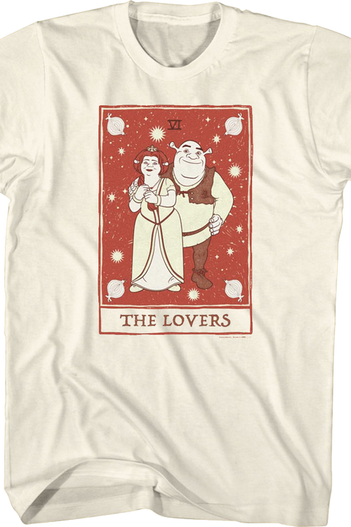 Lovers Tarot Card Shrek T-Shirt