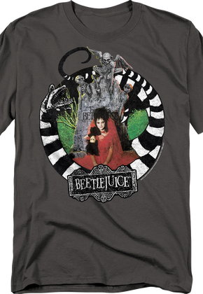 Lydia Deetz With Sandworm Beetlejuice T-Shirt