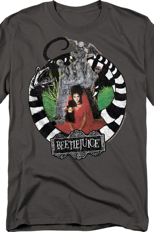 Lydia Deetz With Sandworm Beetlejuice T-Shirt
