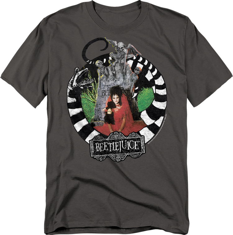 Lydia Deetz With Sandworm Beetlejuice T-Shirt