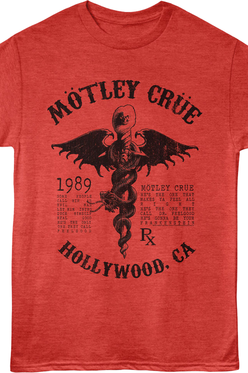 1989 Dr. Feelgood Motley Crue T-Shirt